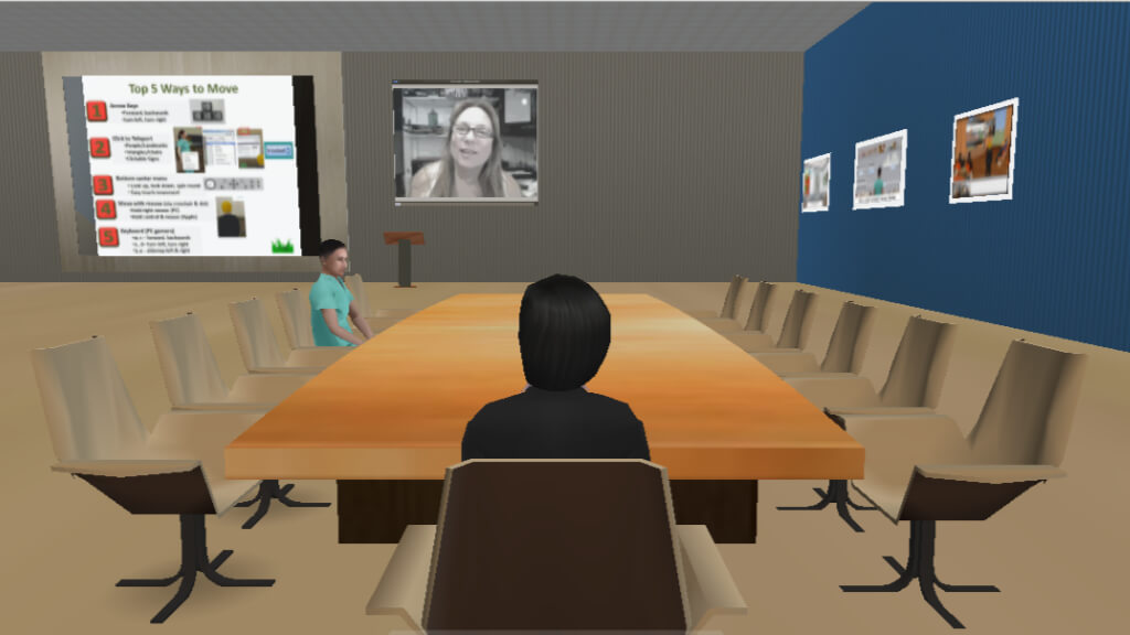 3D Avatar Tool Meeting Raum 2